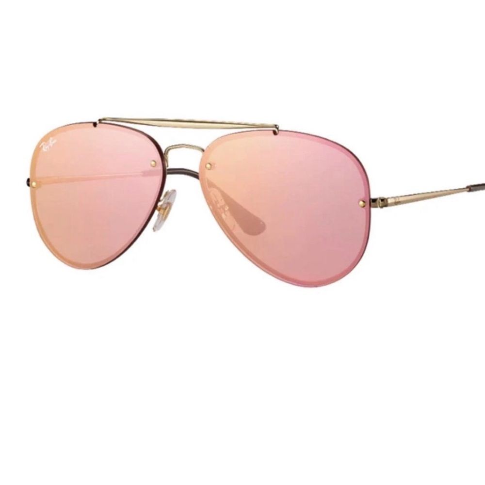 Ray-Ban RB3584-N Blaze Aviator 58mm Rose Gradient Gold Frame